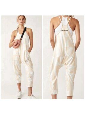 Free People Movement Hot Shot One piece Jumpsuit Incline Bamboo-Size M NEW W/TAG